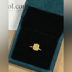 14k Gold Yellow Diamond Ring (accepting offers)